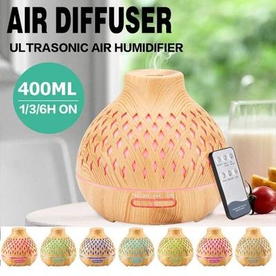 LED Luftbefeuchter Ultraschall Duftöl Aroma Diffuser Humidifier Diffusor 7 Farbe - Bild 1 von 4