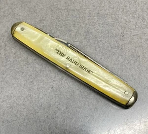 Vintage Kutmaster Advertising Pocket Knife~ The Rand Shoe ~Utica NY - Picture 1 of 7