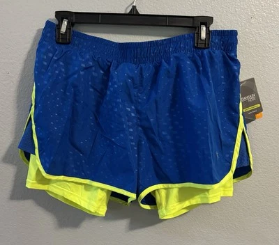 NWT DANSKIN NOW Women's Size Med Performance Semi-Fitted Dri Activewear Shorts - Image 1 of 3