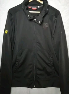 Puma Ferrari Trainingsjacke Full Zip Hoodie, Gr. Large, schwarz - Bild 1 von 11