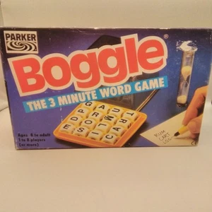Parker Boggle Word Game 1992 - Picture 1 of 8