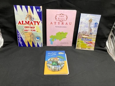 City Maps/Guide Books of Kazakhstan: Almaty, Atyrau and Astana - Image 1 of 4