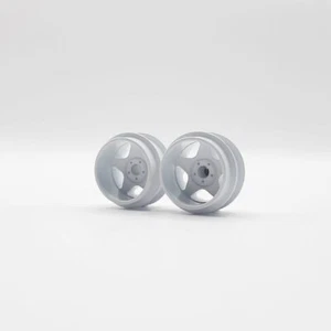 Ruedas neumáticas de aluminio con plato profundo de cinco radios STAFFS285 blancas 15,8 x 10 mm (x2) - Imagen 1 de 1