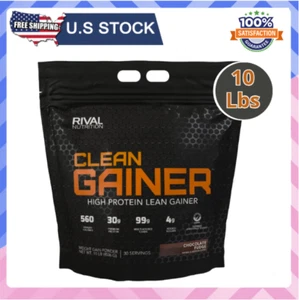 Rivalus Clean Gainer - Chocolate Fudge 10 Pound (Pack of 1), - Picture 1 of 5