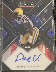 DAMONE CLARK 2022 Wild Card Mania RWB AUTOGRAPH 3/5 DALLAS COWBOYs