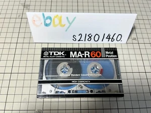 Cinta de aleación de metal TDK MA-R60 posición de metal tipo IV 60 minutos nueva - Imagen 1 de 17