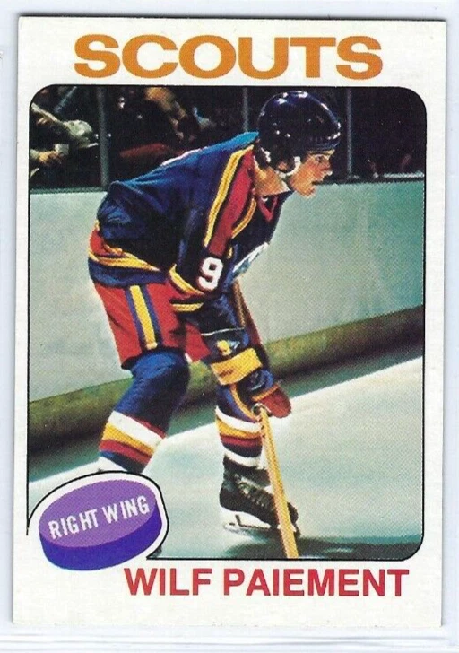 1975-76 Topps Hockey #195 Wilf Paiement - Image 1 of 1