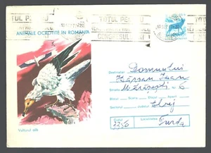 Romania , 1977  Eurasian griffon/white Bird Protected Fauna, cover - Picture 1 of 2