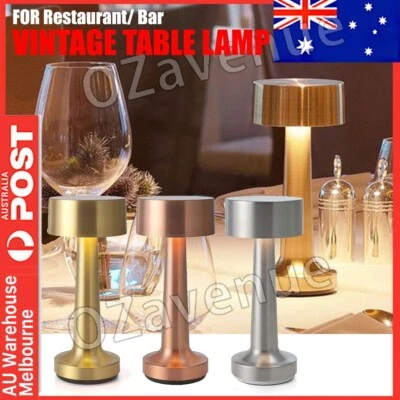 Cordless LED Table Light Desk Lamp Night Light USB Rechargeable Bar Hotel Decor - image 1 of 4