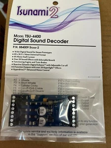 Soundtraxx TSU-4400 Tsunami 2 SOUND DECODER, 4 AMP, STEAM-2 884009 - Picture 1 of 2