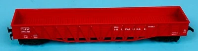 AHM 5299 HO Scale Milwaukee Road 50' Braced Open Gondola Car Vintage Complete - Image 1 of 4