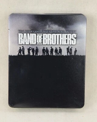 Band of Brothers Blu-Ray диск 2008, 6 дисков набор оловянная коробка Стивен Спилберг Exc Cnd - Изображение 1 из 4