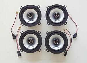 Alpine Set Speakers+Cables for Renault Clio Front & Rear 1998-2013