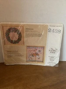 The Creative Circle Merry-Go-Round #2438 Counted Cross Stitch Kit Carousel Horse - Picture 1 of 3