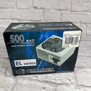 Diablotek EL Series 500 Watt ATX Power Supply PSEL500 NEW Open Box - Picture 1 of 8