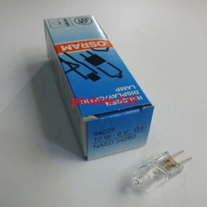 OSRAM 64225 Spectrophotometer Bulb Microscope Lamp G4 6V10W Biochemical Light - Picture 1 of 4