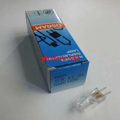 OSRAM 64225 Spectrophotometer Bulb Microscope Lamp G4 6V10W Biochemical Light - Image 1 of 4