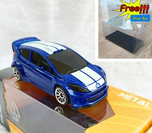 Majorette Ford Fiesta RS WRC Blue / White Stripes 1:58 (3") 201C no Package - Picture 1 of 8