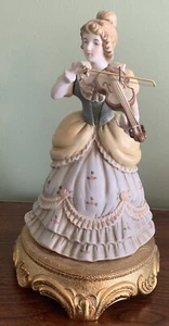 Figura Musical Escultor Vintage Mediados de Siglo Capodimonte Porcelana Calle Italia - Imagen 1 de 13