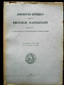 Lucera - Archivio Storico per le Province Napoletane - Napoli 1943 - Foto 1 di 3