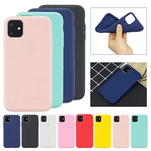 For iPhone 15 Pro Max 14 13 Rubber TPU Shockproof Soft Hybrid Phone Case Cover - Picture 1 of 17