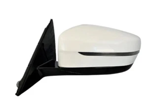 WHITE DRIVER LEFT SIDE MIRROR FOR BMW 530I 540I 530e 2017 2018 2019 2020 2022 - Picture 1 of 4