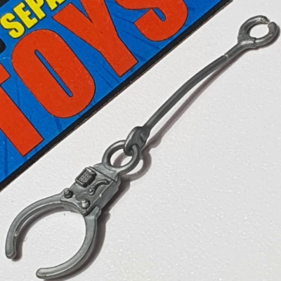 Vtg Cops N Crooks Nightstick CUFFS original silver weapon accessory part Foto 1 de 4