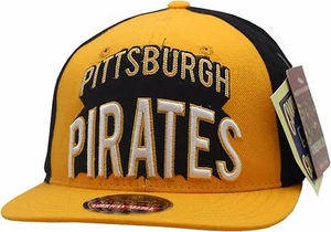 Pittsburgh Pirates Snapback Hat Split Front Cooperstown Collection 11742  - Picture 1 of 3