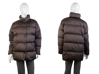 Mujer Moncler Grenoble Marrón Botón Abajo Chaqueta Talla 0 - Imagen 1 de 4