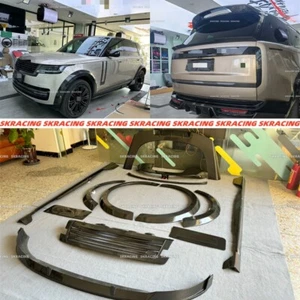 Kits de carrocería de alerón labial delantero trasero para Land Rover Range Rover fibra de carbono seco - Imagen 1 de 29