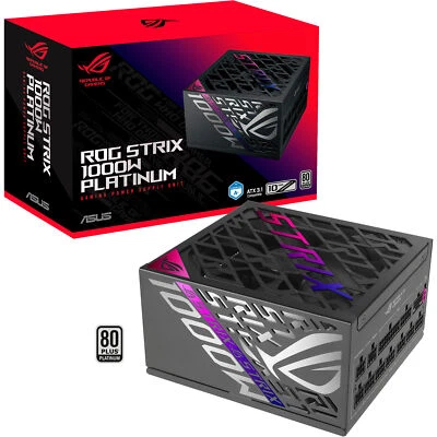 ASUS ROG-STRIX-1000P-GAMING, PC-Netzteil, schwarz - Bild 1 von 4