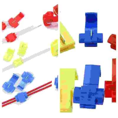 10-50PCS Quick Splice Tap Wire Connectors Terminals 22-10 AWG Gauge RED BLUE - Image 1 of 4