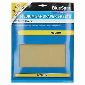 Hojas de lijado de papel de lija surtidas de 20 piezas para metal madera plástico mediano 100 grano - Imagen 1 de 4