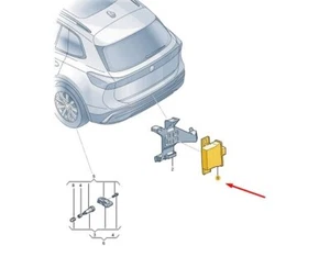 Volkswagen Tiguan Mk3 Tyre Pressure Control Module 3WA907273G NEW EURLICHE - Picture 1 of 1