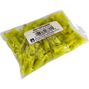 3M™ Yellow Nylon Female Quick Disconnect 12-10 AWG .250 100PK Metra / - Picture 1 of 4