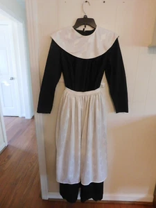 COSTUME DONNA TAGLIA MEDIA 10-12, PERSONALIZZATO PELLEGRINO-AMISH CON COFANO - Foto 1 di 8
