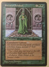Ritual of Subdual x1 Magic the Gathering 1x Ice Age mtg card