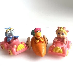 Disney Jr Muppet Babies PVC 3 Figures Set Fozzie Miss Piggy Animal Gonzo Cute! - Picture 1 of 14