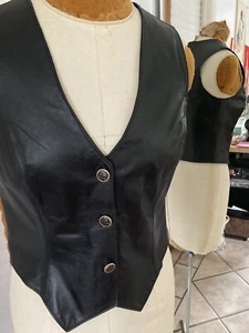 Genuine Leather Woman’s Vest - Picture 1 of 3