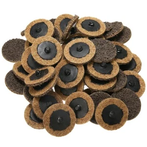 50x 2 inch Coarse Surface Conditioning Discs Roll Lock Die Grinder Sanding Pads - Picture 1 of 11