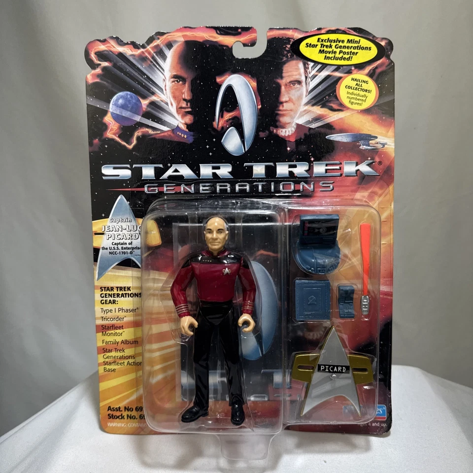 Playmates Toys Generations Captain Jean-Luc Picard Action Figure