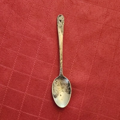 Cuchara Demitasse Spring Glory de International de plata esterlina 4 1/8" Foto 1 de 4