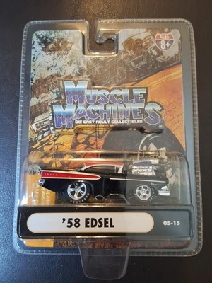 MUSCLE MACHINES 1958 EDSEL LIMITED EDITION -- 1/64 DIECAST - 58 EDSEL - - Image 1 of 3