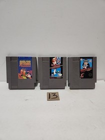Lot Of 3 Nintendo NES Solar Jetman, Mario Bros Duck Hunt, Hogan's Alley