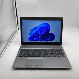 HP ZBook 15 G5 Laptop i7-8850H 2.6GHz 16GB RAM 512GB SSD W11P FHD Nvidia P2000 - Picture 1 of 9
