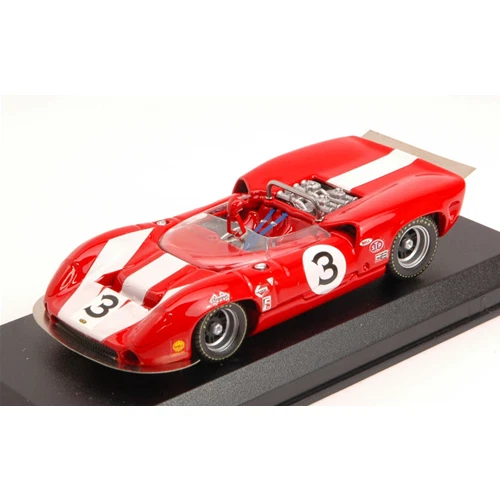 LOLA T70 MK.2 N.3 WINNER CAN-AM ST.JOVITE 1966 J.SURTEES 1:43 Best Model Auto Co - Immagine 1 di 1