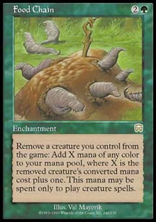 MTG English Food Chain NM Normal Mercadian Masques - Image 1 of 1