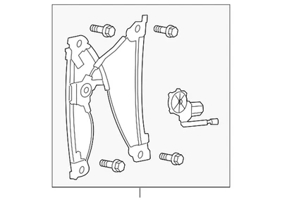 Regulador de ventana original Ford F-150 2011-2014 BL3Z-1523200-E Foto 1 de 4