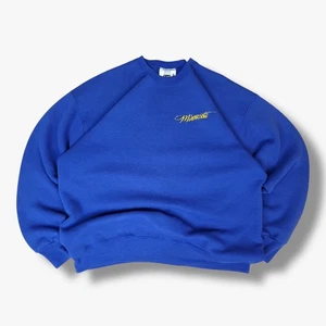 VINTAGE 90s Lee Minnesota Sweatshirt Fits Large L Mens Blue Sweater Jumper USA - Picture 1 of 11