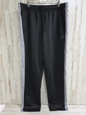 Pantalones deportivos AND1 para hombre salón cintura elástica cordón negro/gris talla XL Foto 1 de 4